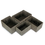 Grey Paper Rope Storage Basket-1