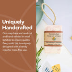 Himalayan promise Soap Bar - Rosemary Lime and Himalayan Pink Salt - 3 different styles-4