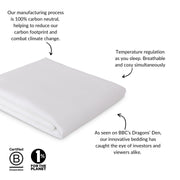 Flat Sheet in White (Eucalyptus Silk)-4