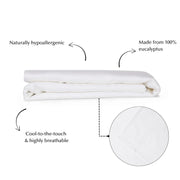 Flat Sheet in White (Eucalyptus Silk)-1