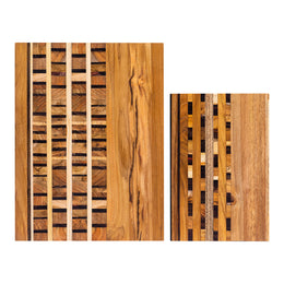 Upcycled End Grain Cutting Board - Pattern A (2 Sizes Available)-0