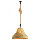 Industrial 2-Core Hemp Rope Pendant Light~1132-6