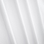 Organic Cotton Waffle Shower Curtain White | Mold Resistant, Quick Dry | Standard Sizes & Made to Measure-3