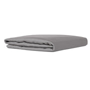 Fitted Sheet in Grey (Eucalyptus Silk)-1