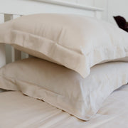 Fitted Sheet in Grey (Eucalyptus Silk)-3