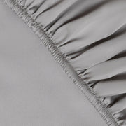 Fitted Sheet in Grey (Eucalyptus Silk)-0