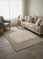 Flatweave Natural Jute Rug - 217 × 162 cm-1