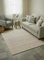 Flatweave Natural Jute Rug - 195 x 134 cm-1