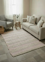 Loop Natural Jute Rug - 189 × 126 cm-1