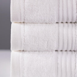 Luxury Bamboo Towel in White-0