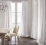 Heavyweight Belgian Linen Curtains - 290gsm Flax Linen - Rod Pocket, Grommet, Tab Top & More - Standard Sizes & Made to Measure in the UK-2