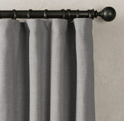Heavyweight Belgian Linen Curtains - 290gsm Flax Linen - Rod Pocket, Grommet, Tab Top & More - Standard Sizes & Made to Measure in the UK-0