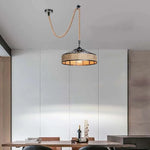 Industrial Hemp Rope Pendant Ceiling Light~5071-1