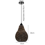Rattan Ceiling Pendant Lighting ~1964-1