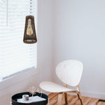 1cm Hole E27 Base Rattan Wicker Wood Pendant Lighting Ceiling Shade ~4469-2