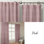 Modern Geometric Triangle Organic Cotton Curtains - Light Filtering & Blackout Options-4