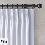 Euro Pinch Pleated Linen Curtains | Organic Italian Textured Weave | Light Filtering or Blackout-3