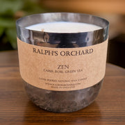 2-Wick Dimpled Black Candles-9