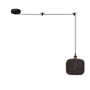 Bamboo Hemp Ceiling Pendant Light Fixture~6440-12