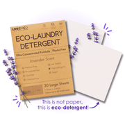 Eco-Laundry Detergent Sheets (60 Loads-Lavender Scent)-0