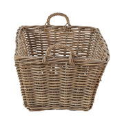 Grey Kubu Rattan Rectangular Storage Basket Large-2