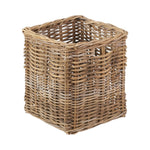 Grey Kubu Rattan Square Storage Basket-1