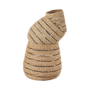 Set of 3 Seagrass Natural Round Baskets-2