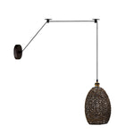 Bamboo Hemp Ceiling Pendant Light Fixture~6440-6