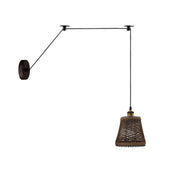 Bamboo Hemp Ceiling Pendant Light Fixture~6440-5