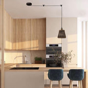 Bamboo Hemp Ceiling Pendant Light Fixture~6440-0
