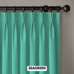 Pinch Pleated Woven Herringbone Linen Curtains UK - Natural Texture | Standard & Made to Measure-3