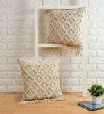 Handwoven Macrame Cushion Cover | 18