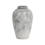 Aged Stone Tall Ceramic Vase-3