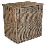 Antique Wash Vintner Storage Wicker Basket-3