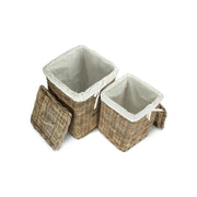 Square Rattan Laundry Basket-3