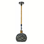 Rattan Ceiling Light lamp Hanging Hemp Rope Pendant Lamp Shade~1333-3