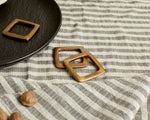 Elara Brass Napkin Rings Set of 4-2