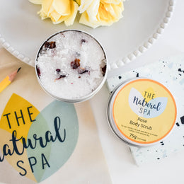 Rose Sugar Scrub - 3 different size option-0