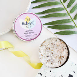 Lavender Body Scrub - 3 different size option-0