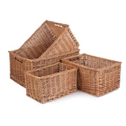 Double Steamed Wicker Storage Basket-0