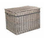 58cm Antique Wash Wicker Storage Basket-5