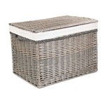 58cm Antique Wash Wicker Storage Basket-4