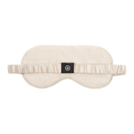 Silk Sleep Eye Mask in Wheat (Eucalyptus Silk)-1