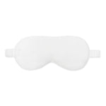 Silk Sleep Eye Mask in White (Eucalyptus Silk)-1