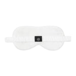 Silk Sleep Eye Mask in White (Eucalyptus Silk)-2