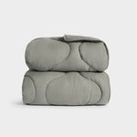 Quilted Snuggle Blanket in Grey-0