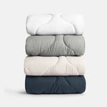 Quilted Snuggle Blanket in Grey-3