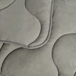 Quilted Snuggle Blanket in Grey-2