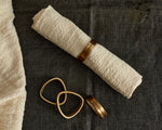 Tyra Brass Napkin Rings - Set of 4-1