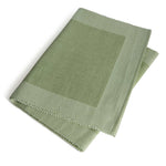 Luxury Table Runner Green - Organic Cotton & Handmade-0
